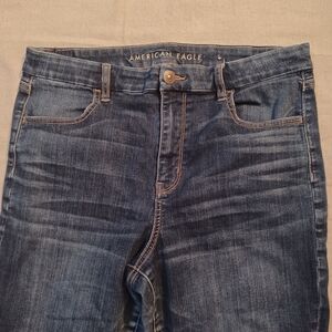 American Eagle Outfitters Curvy Hi-Rise Jegging Crop Jeans Women's Size 14